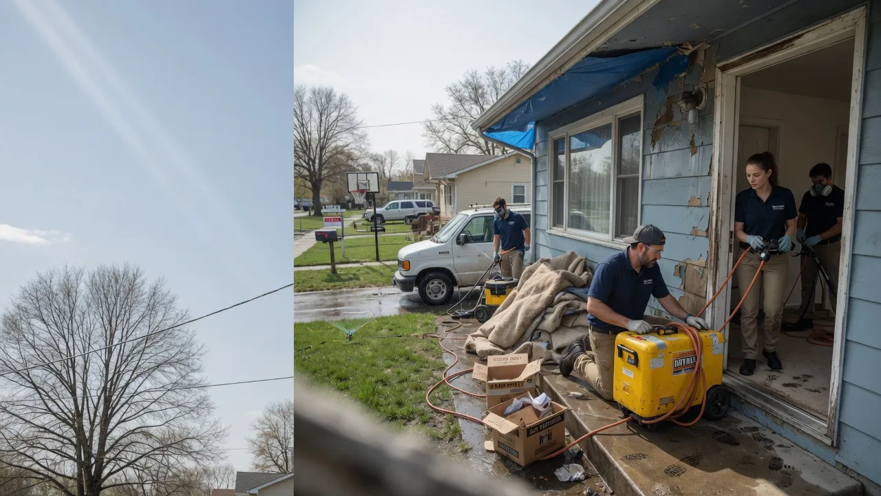 Basement Flood Cleanup in Clinton, OK near me